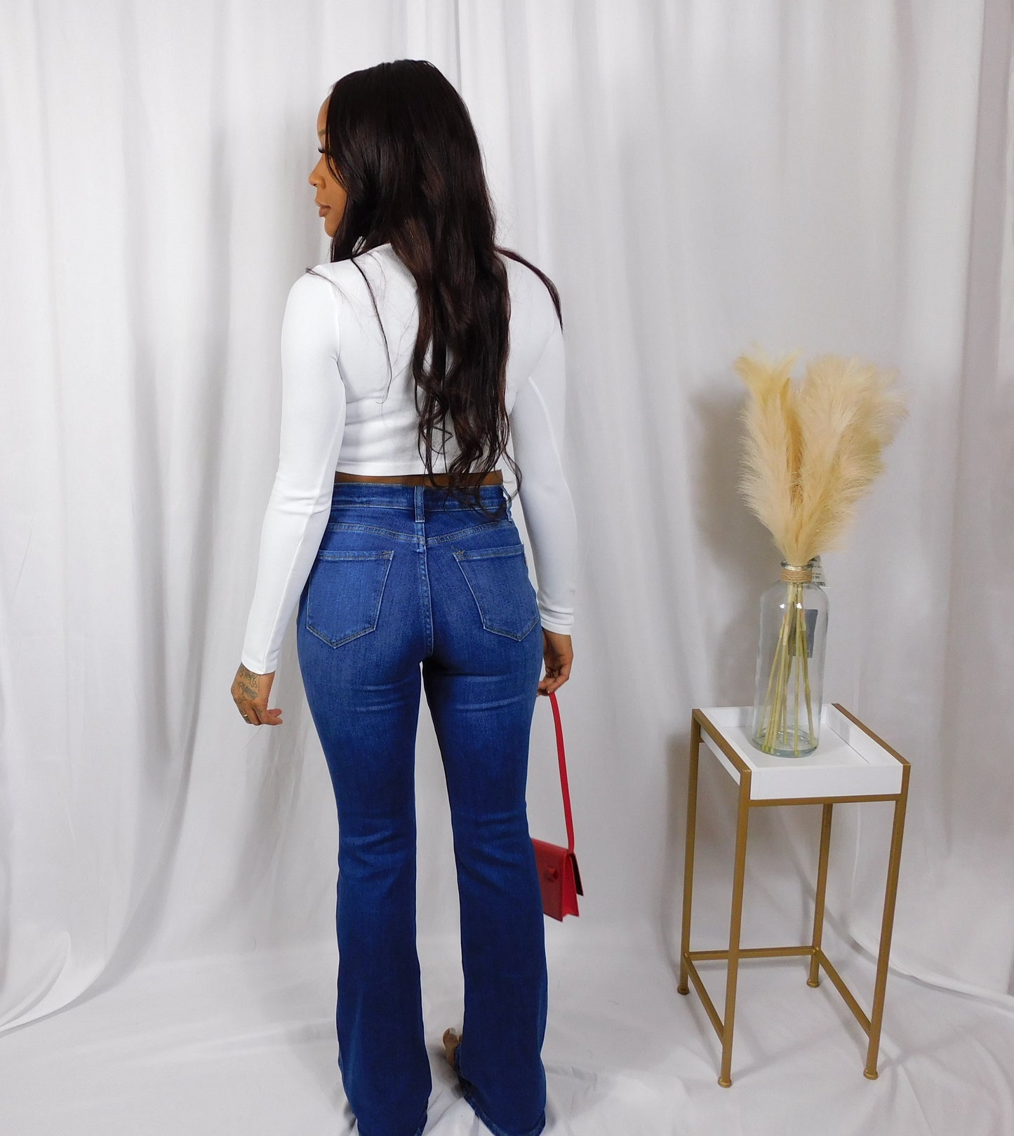 High Waisted Flare Jeans
